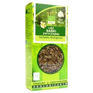 LIŚĆ BABKI ZWYCZAJNEJ EKOLOGICZNY 50 G . - DARY NATURY
